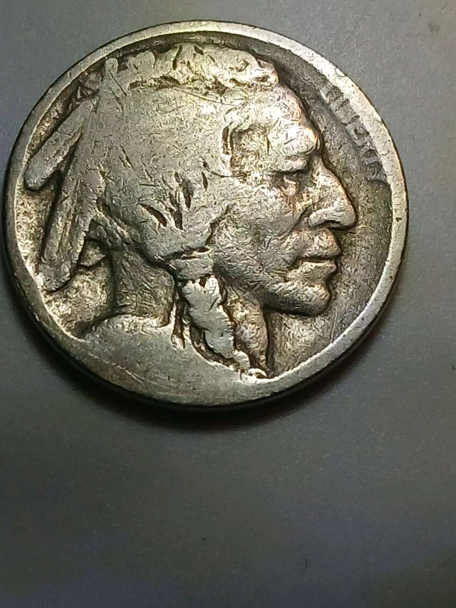 Buffalo Nickel with Die Clash no date