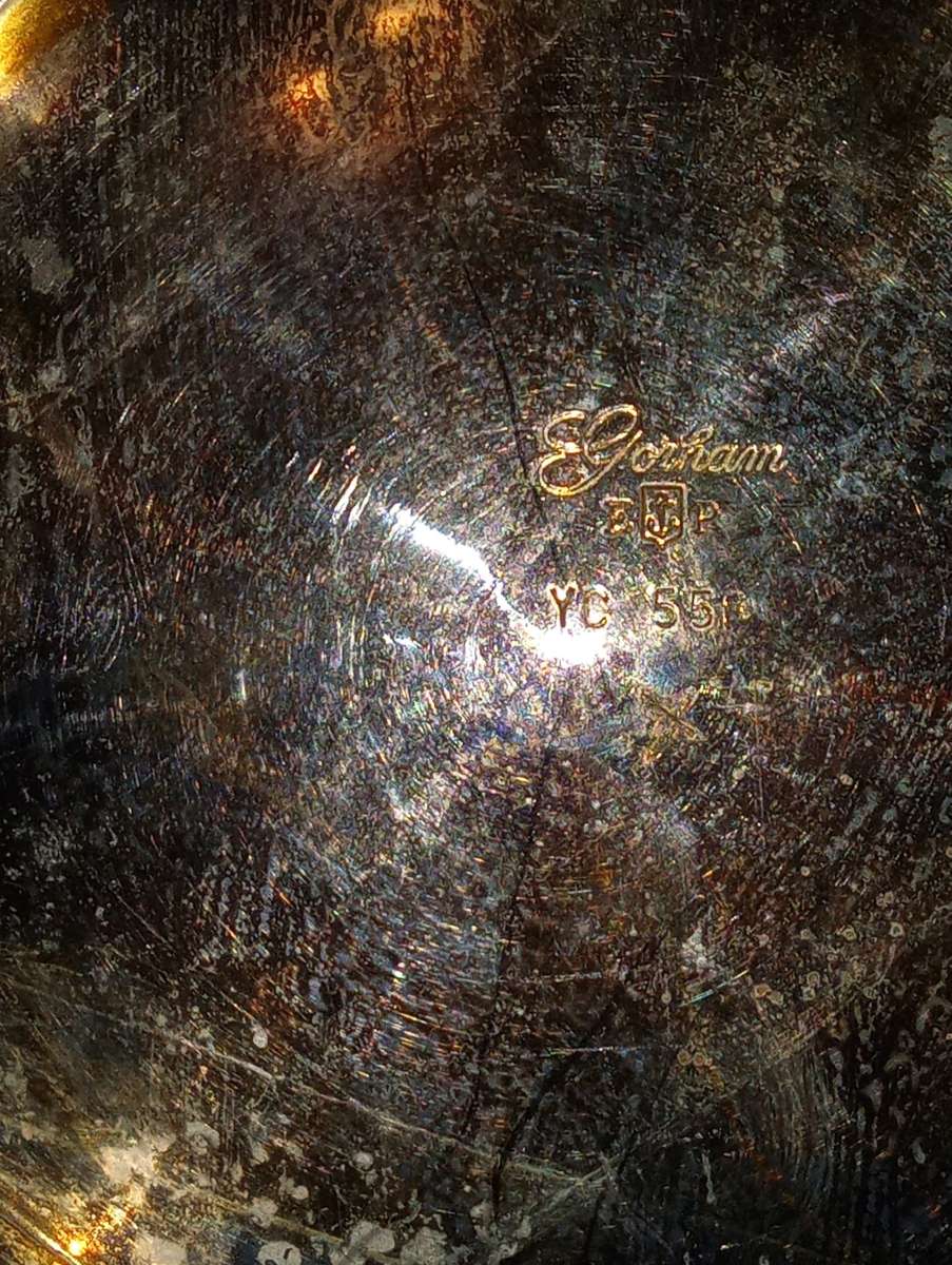 Silver plated cream pitcher