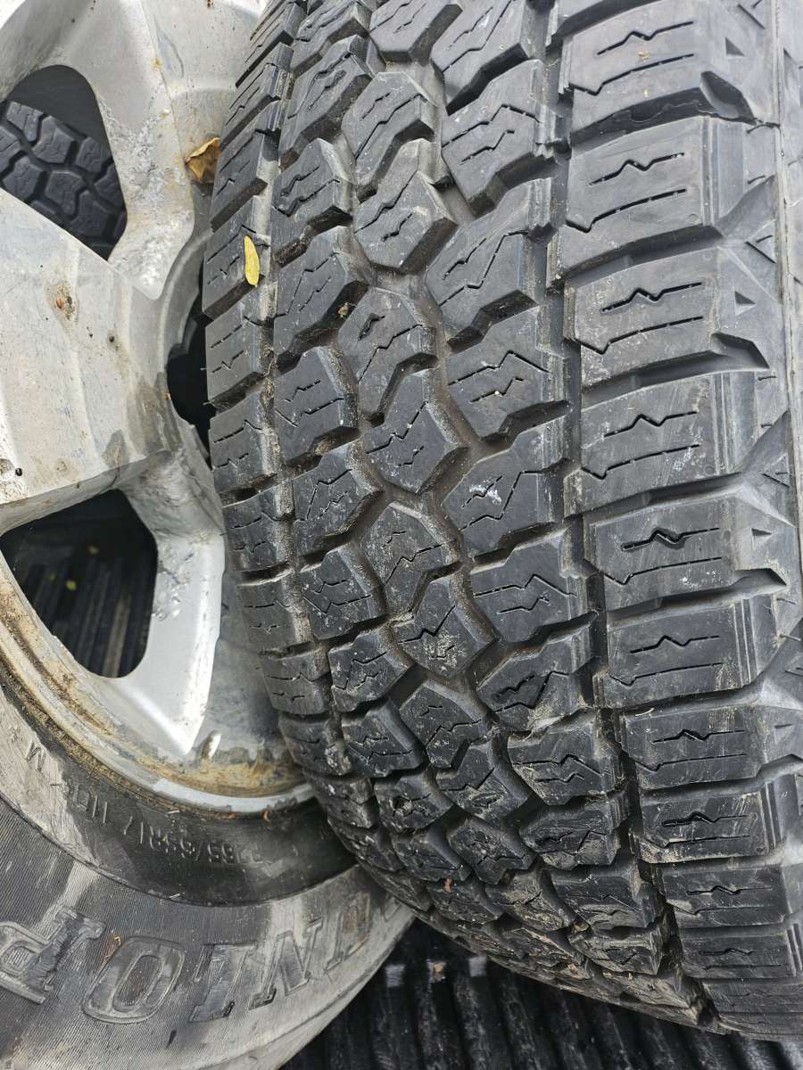 Five toyota tacoma wheels and tires