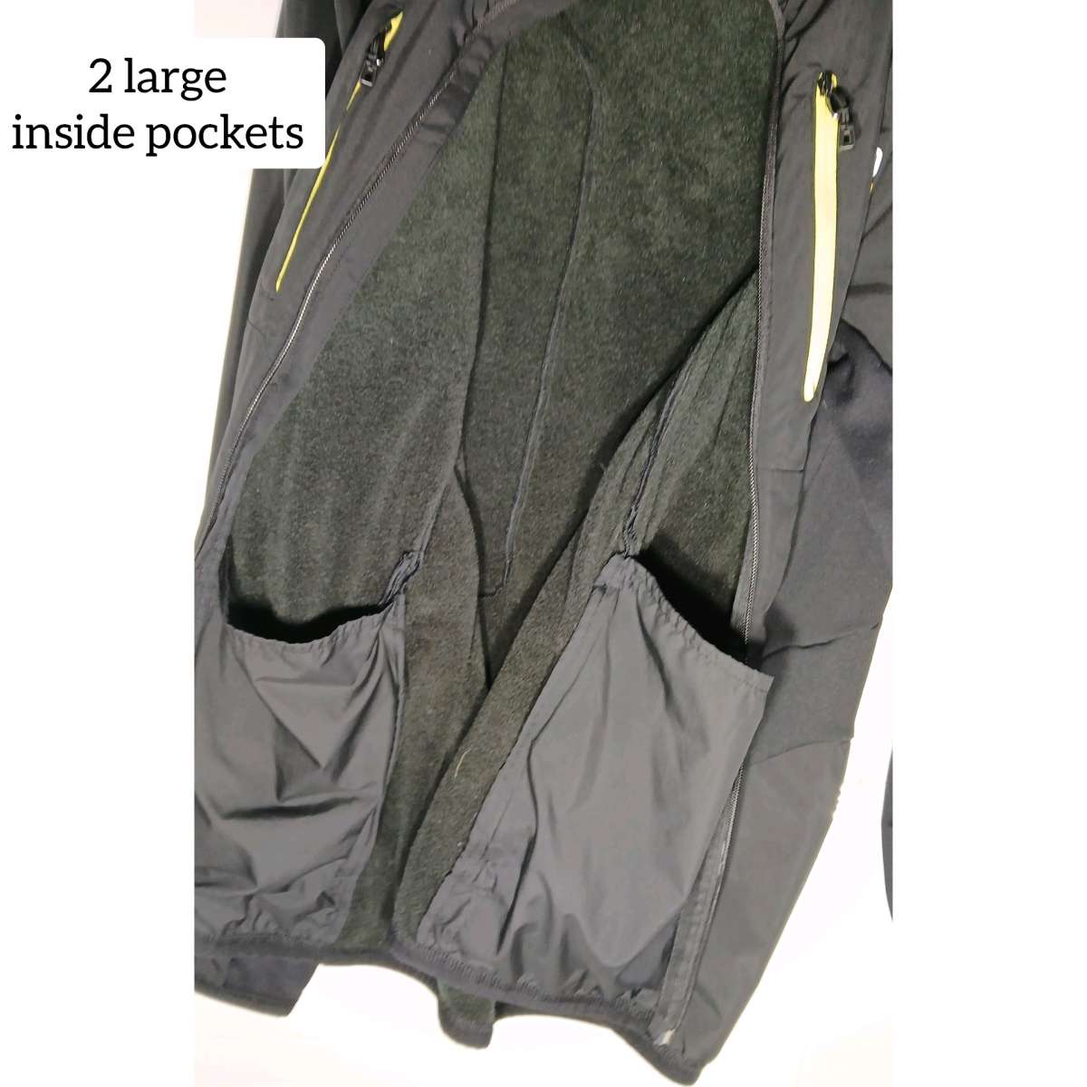 sports polo ralph lauren zip up jacket large black excelleni