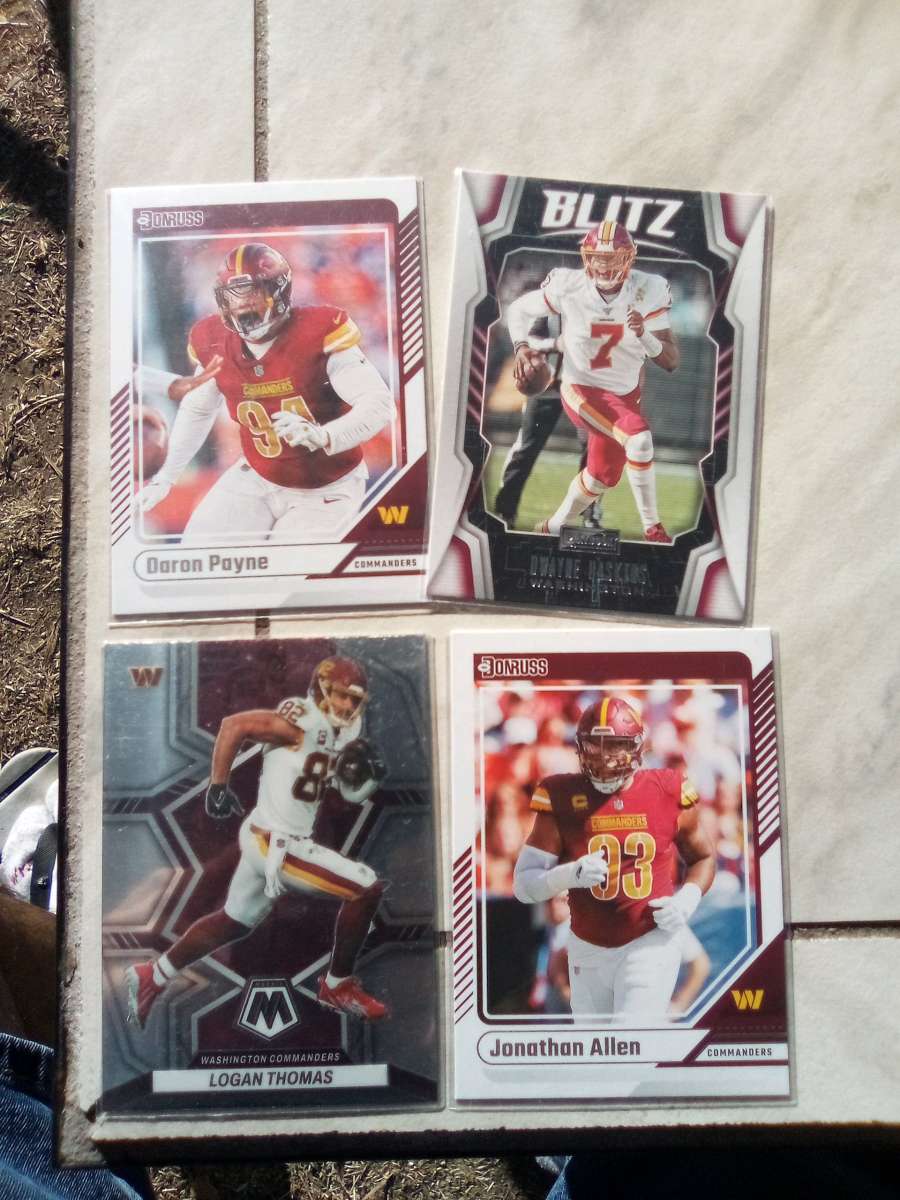football cards Washington commanders