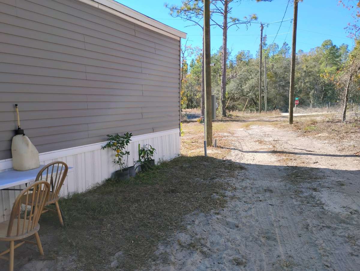 land and a single wide mobile home