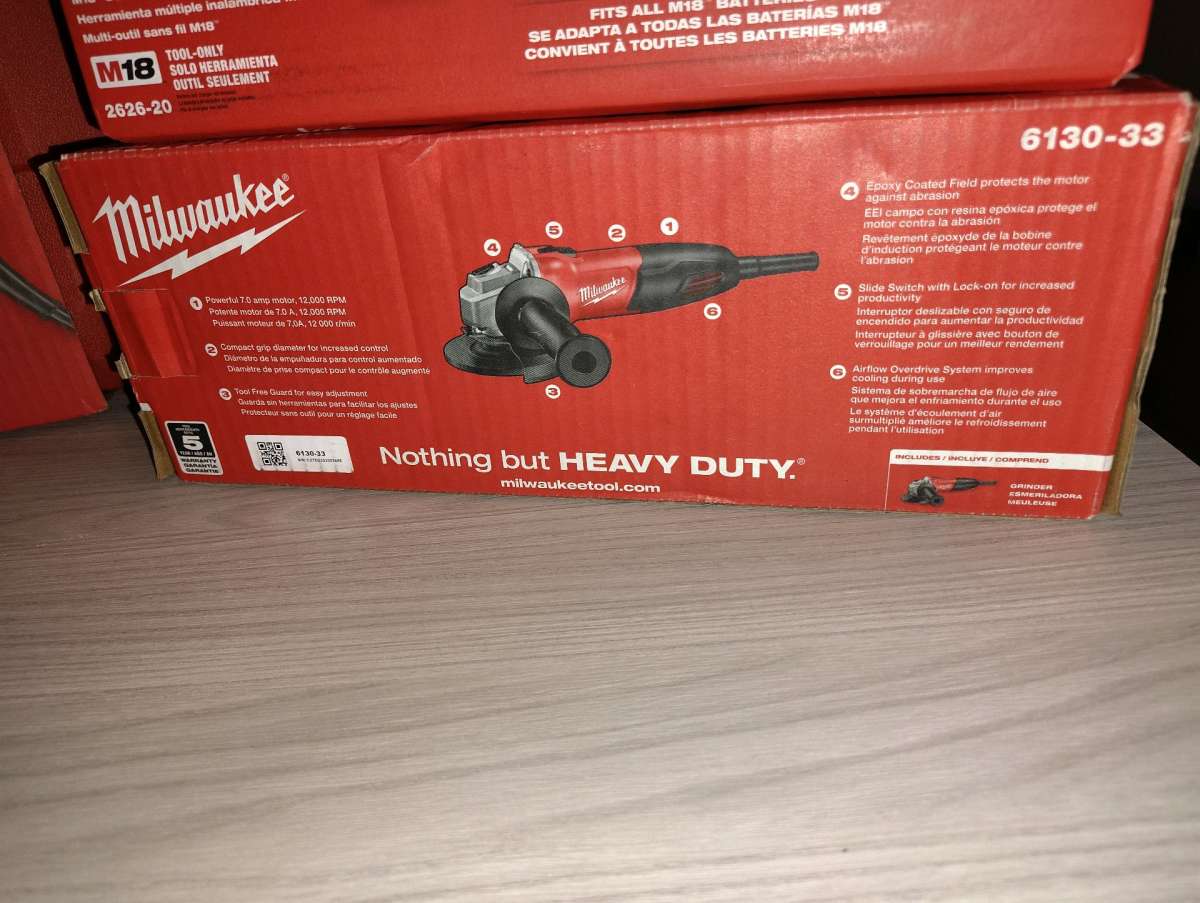 Milwaukee grinder