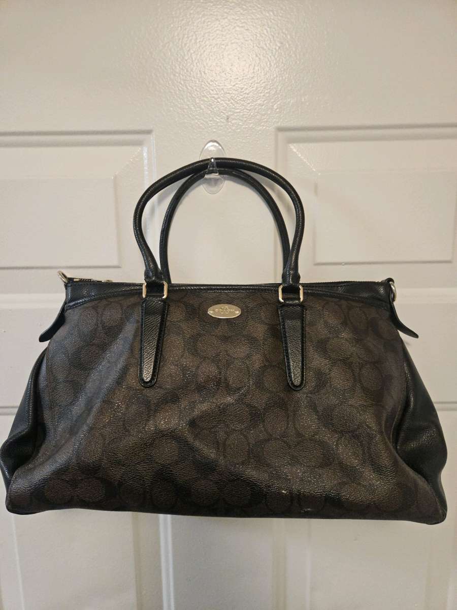 Authentic Coach Morgan Signature Satchel