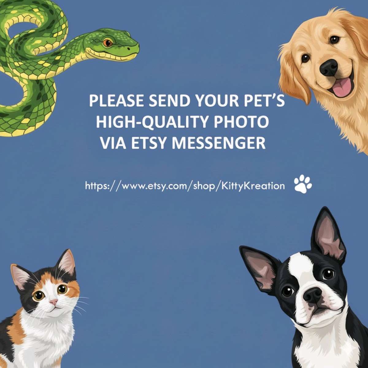 vector pet portraits