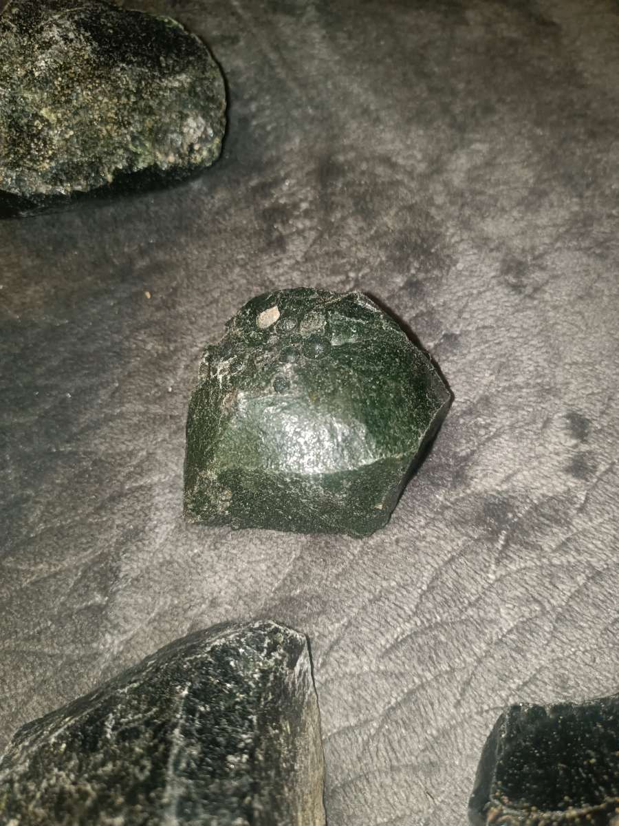 green glass slag
