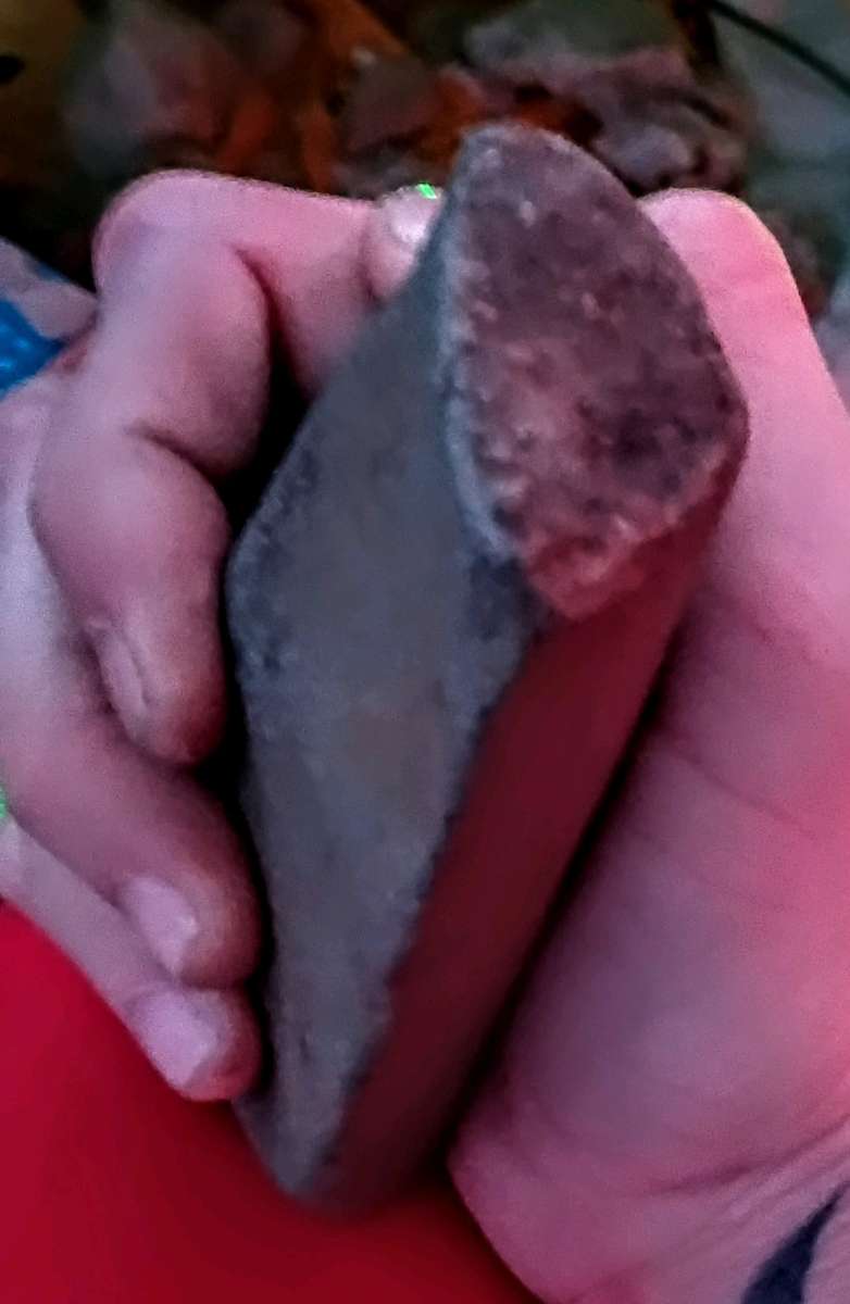 native American hammer stone tool artifact