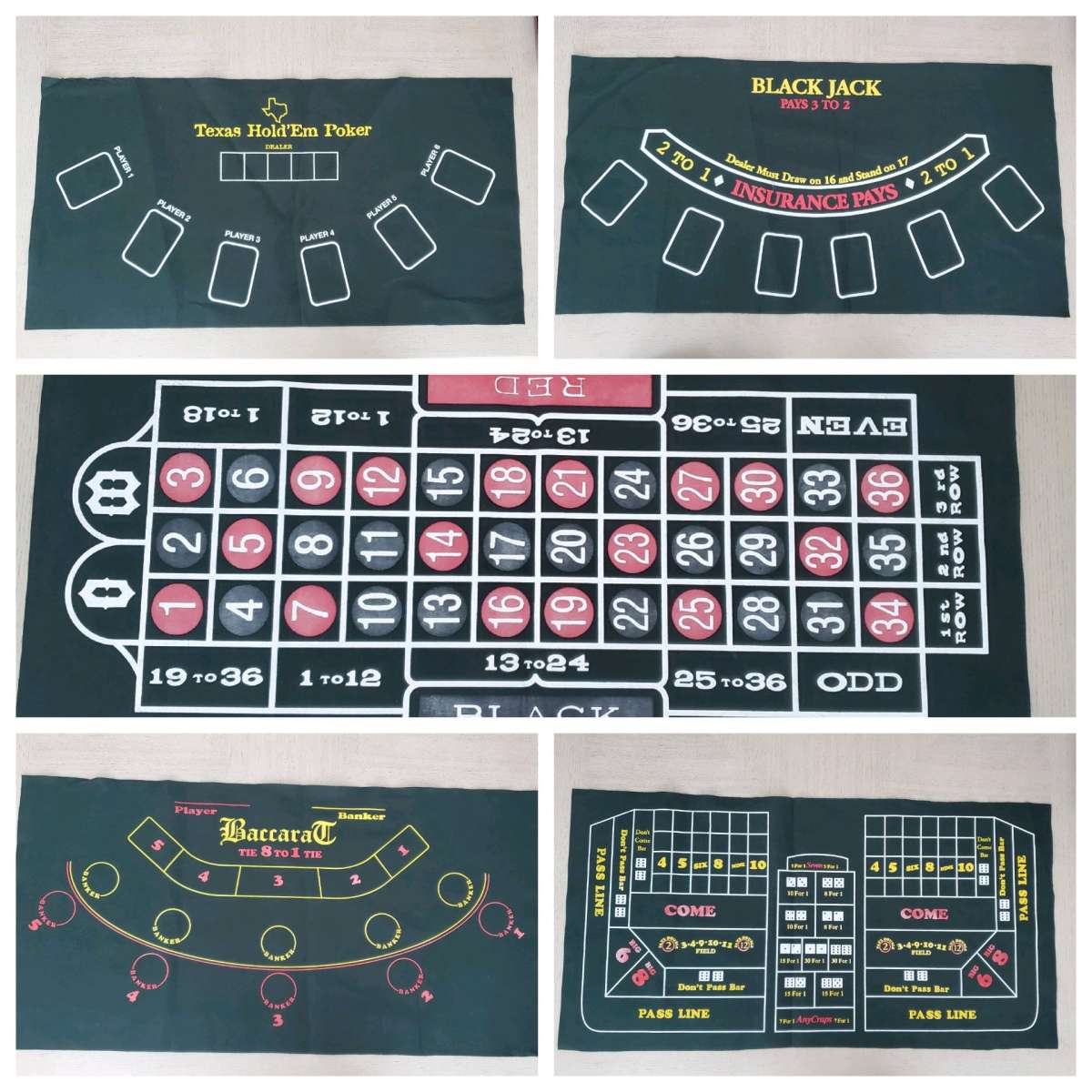 Multi Casino Card Game With Poker 1 Latch Broken