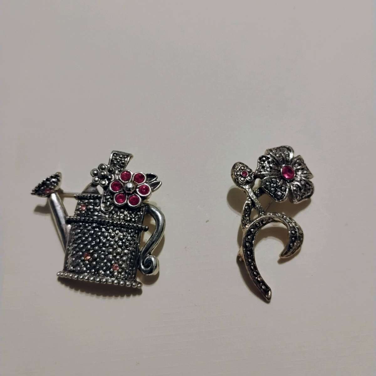 vintage 1980s signed AAI Spring and Floral pins