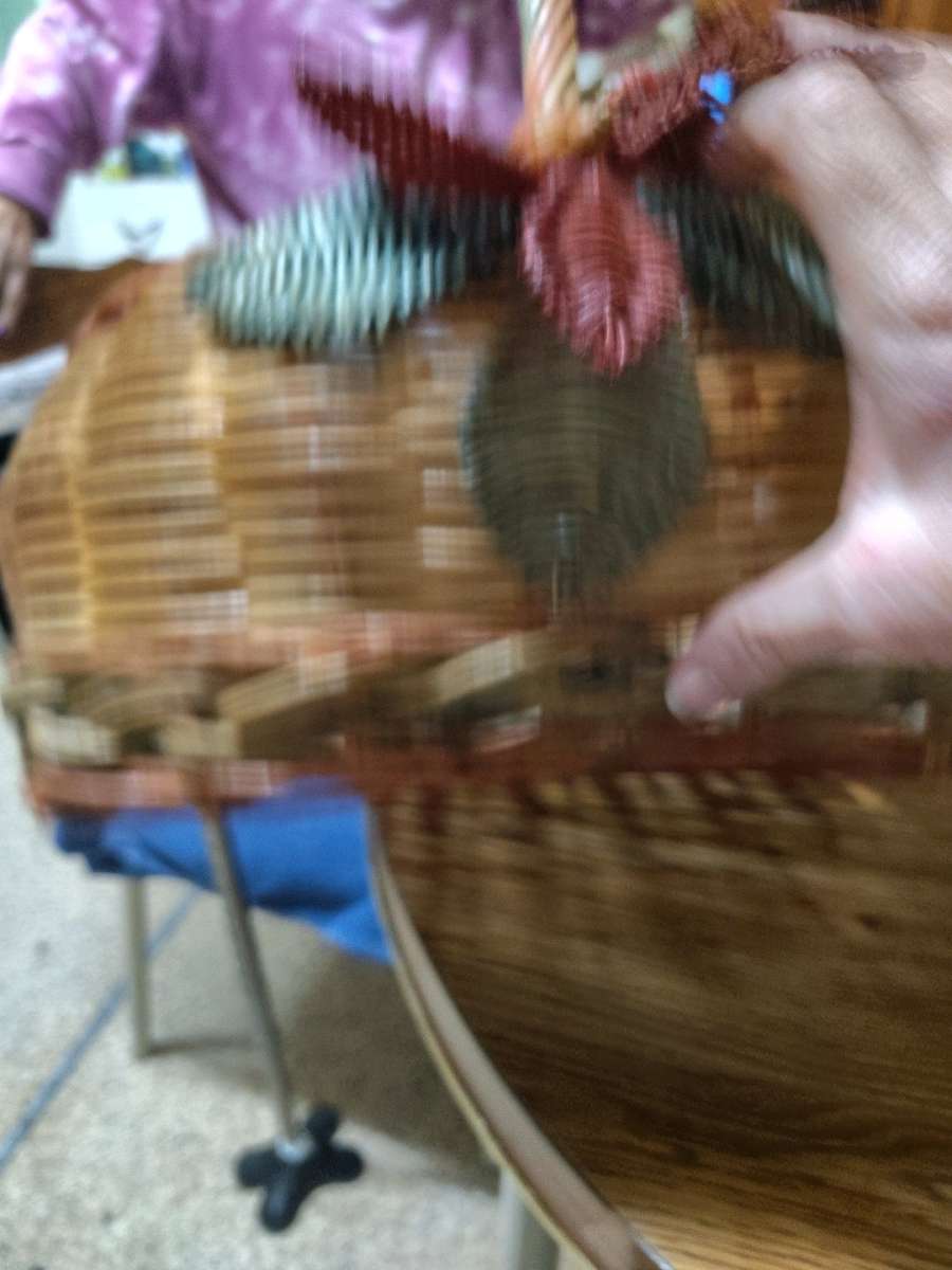 A Tisket by a Tisket Just A Basket With Red And White Checke