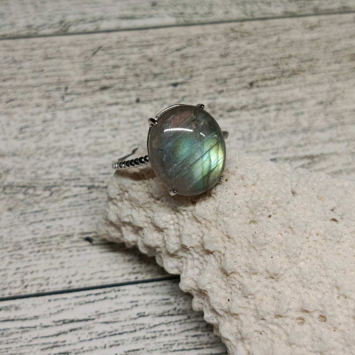 Labradorite Sterling Silver 925 Ring jewelry