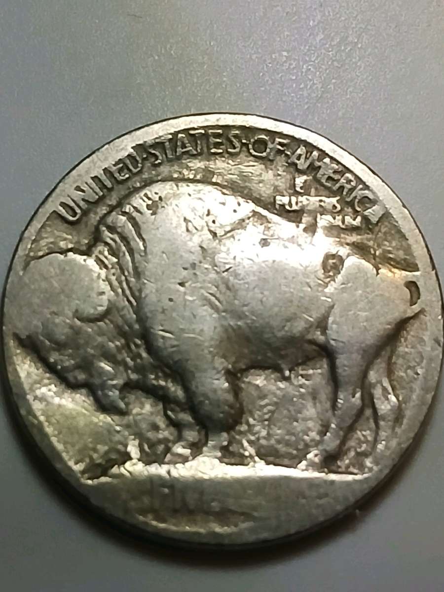 Buffalo Nickel with Die Clash no date