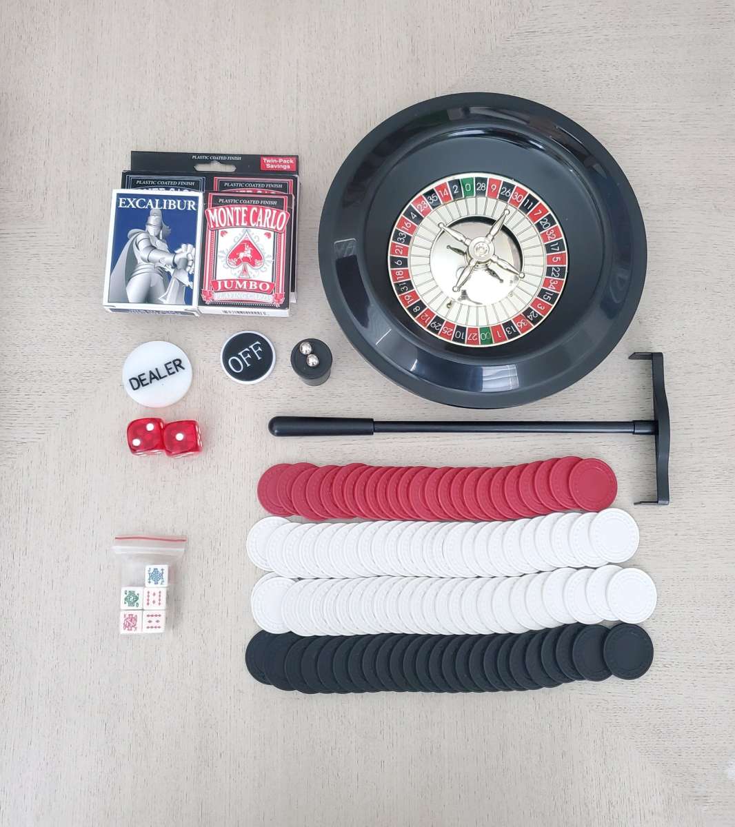 Multi Casino Card Game With Poker 1 Latch Broken