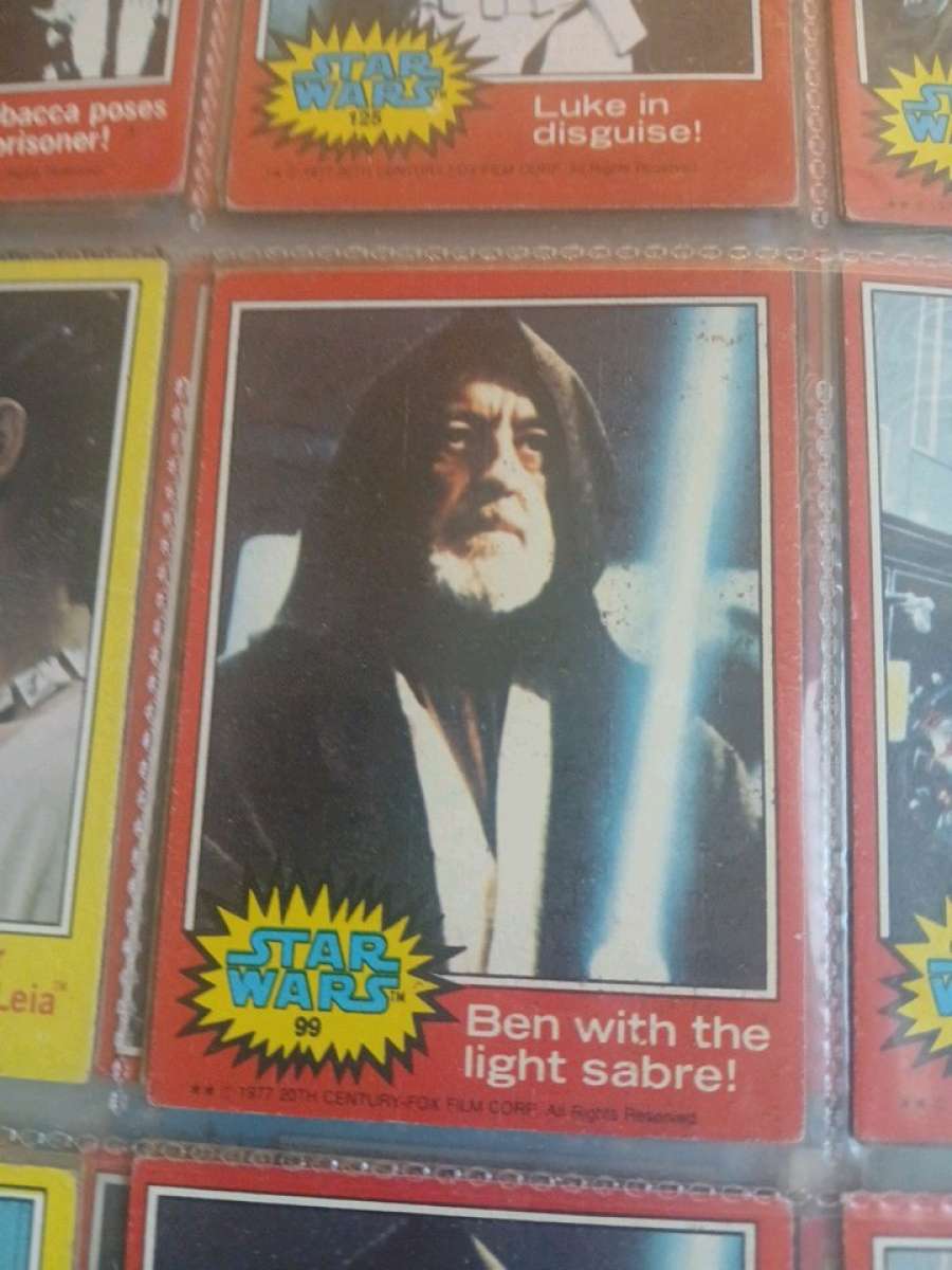1977 Topps Star Wars trading cards