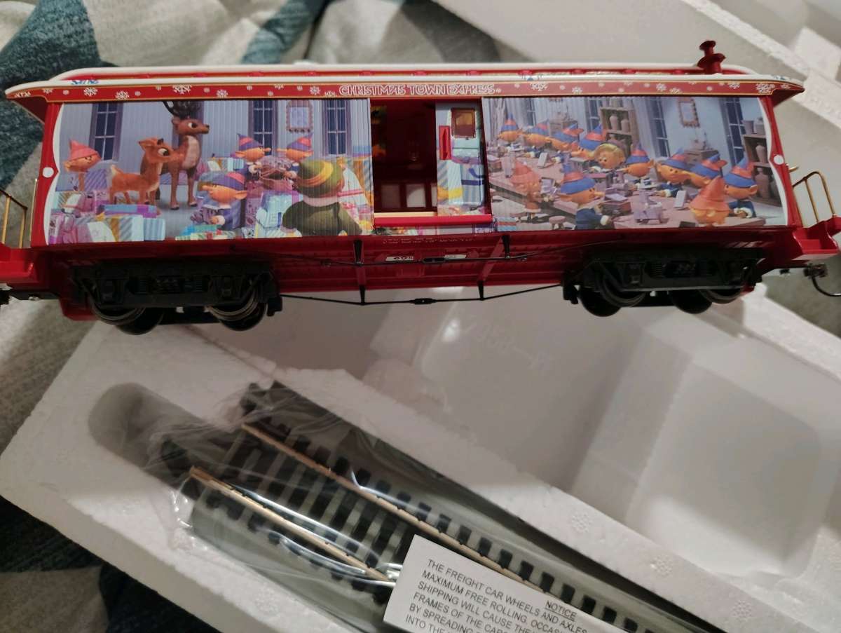 Hawthorne Village Rudolph Train set