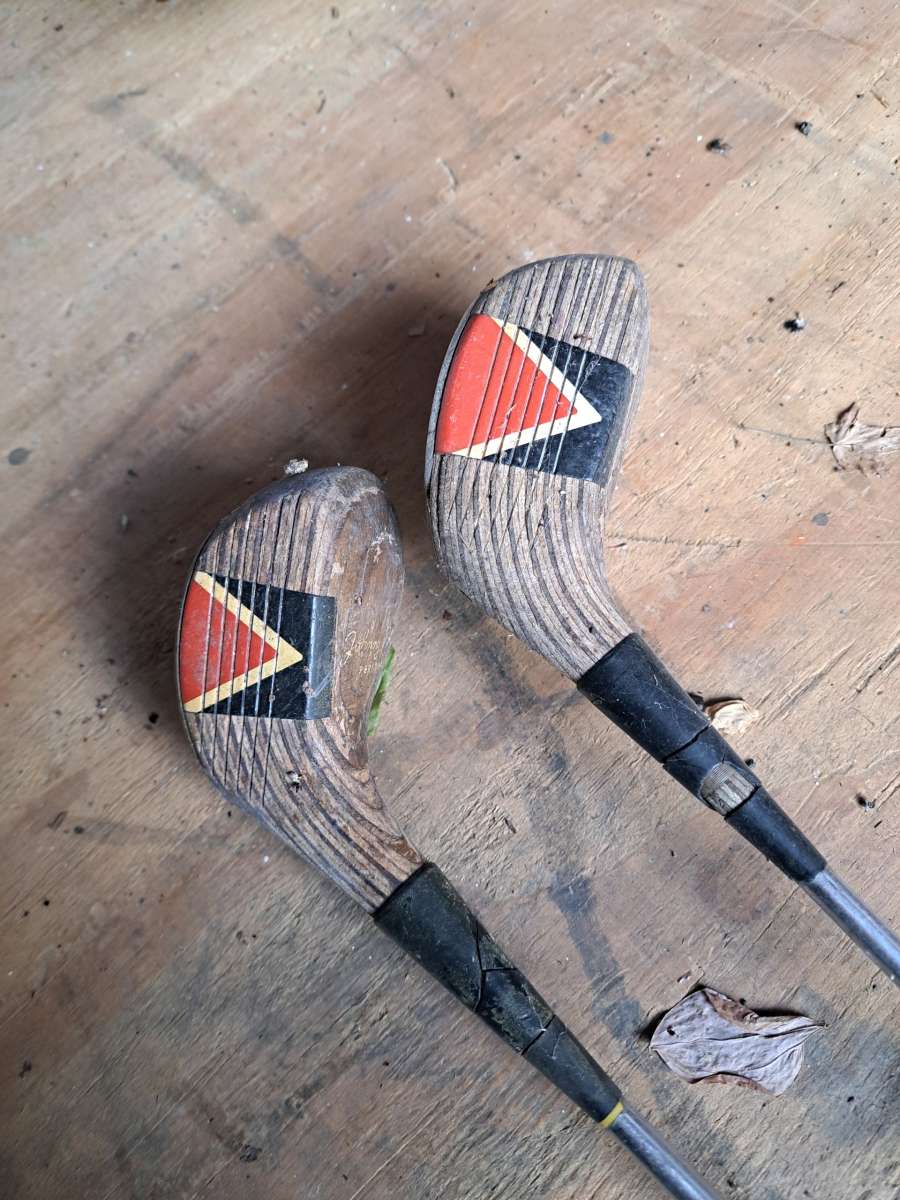 old wooden drive shafts