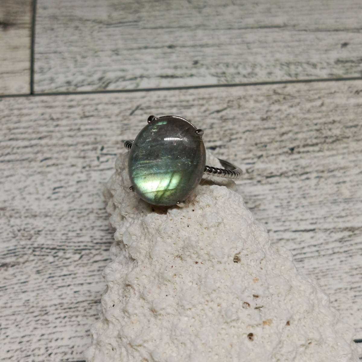 Labradorite Sterling Silver 925 Ring jewelry