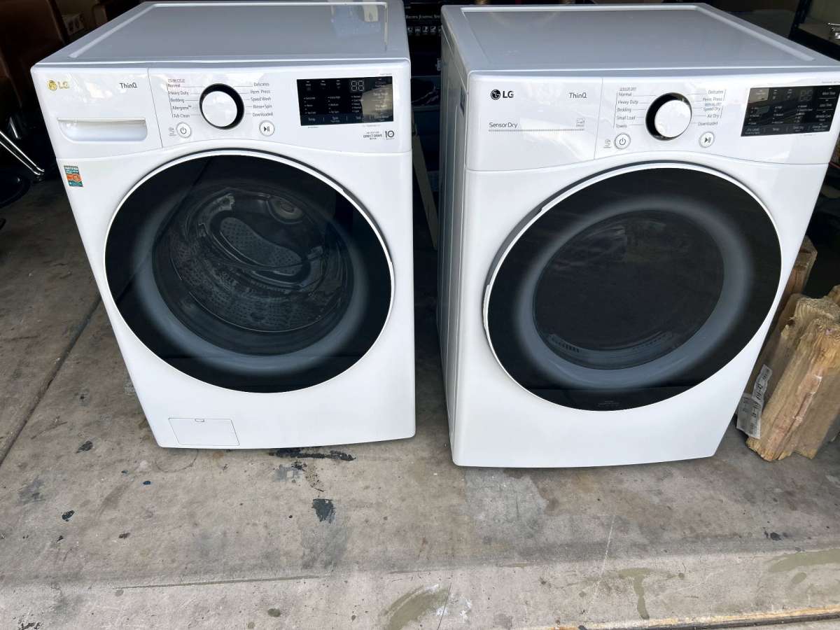 lg washer and dryer
