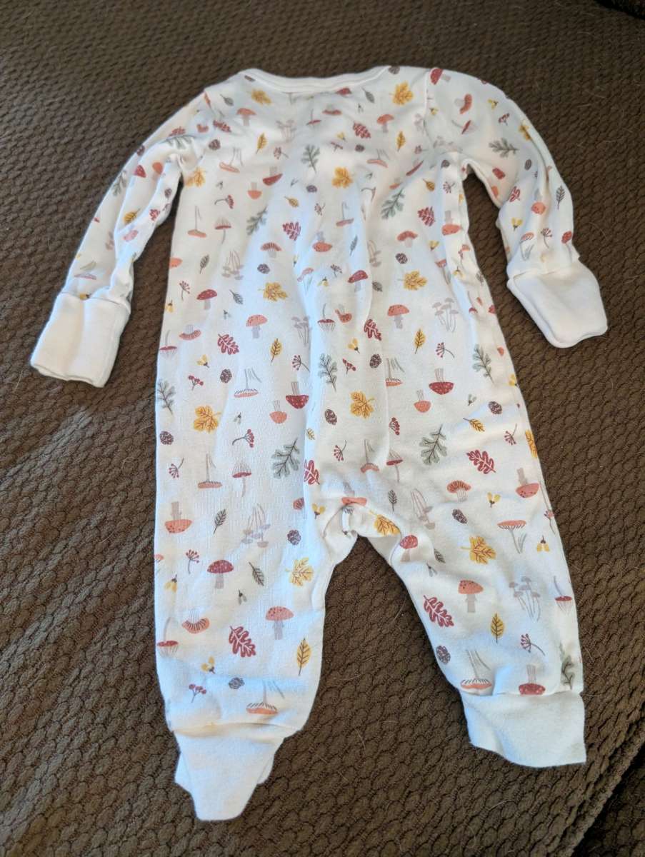 Fall snapup sleepsuit without feet