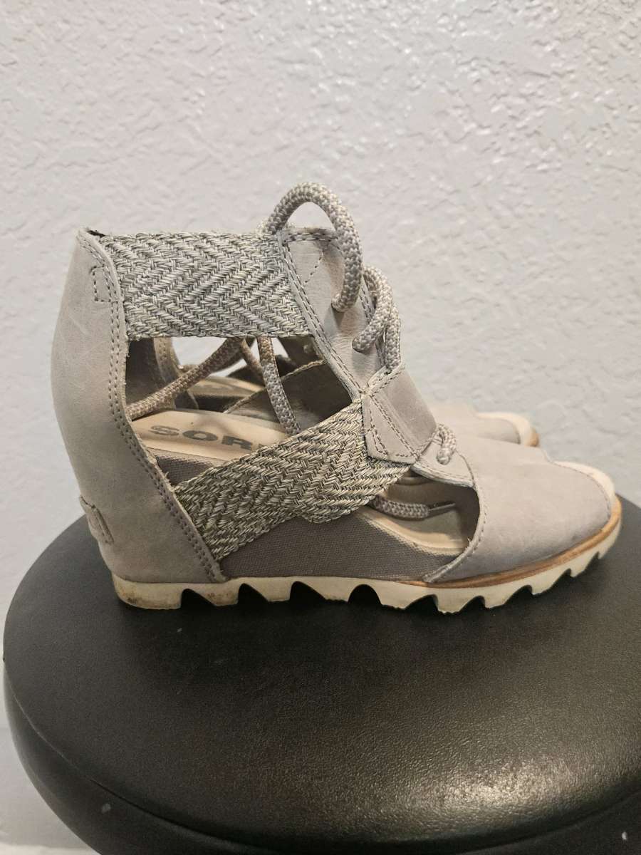 Sorel Joanie Lace Ankle Wedge Sandles