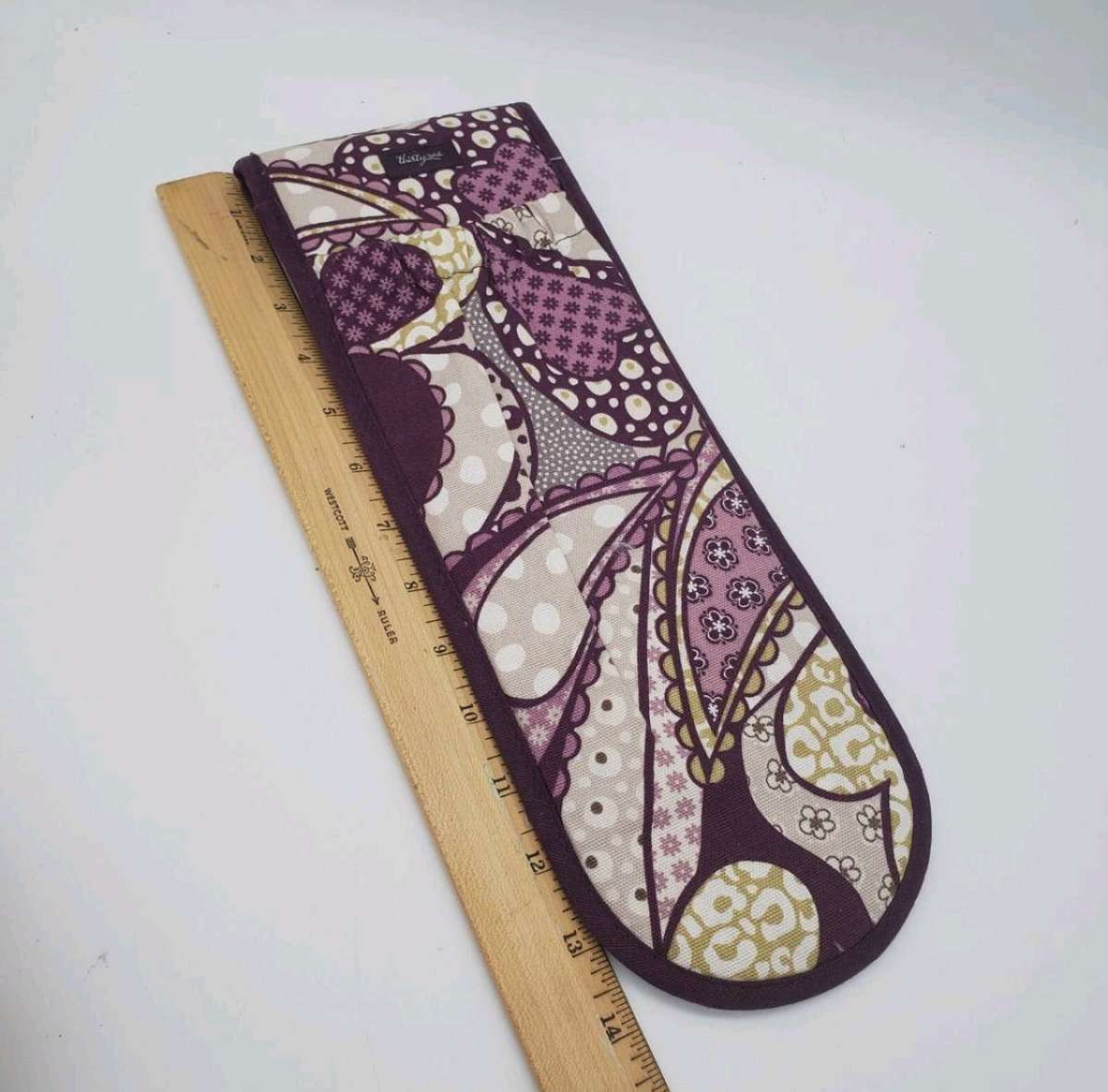 ThirtyOne Plum Awesome Blossom Travel Flat Iron Case Bag Pur