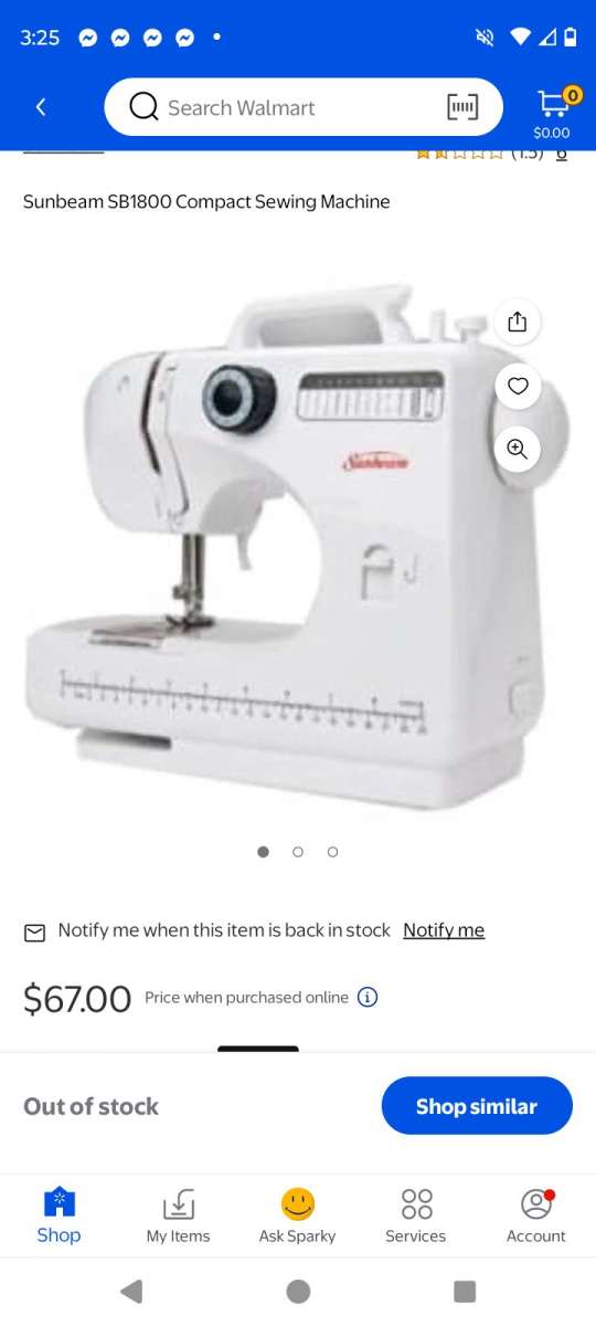sewing machine
