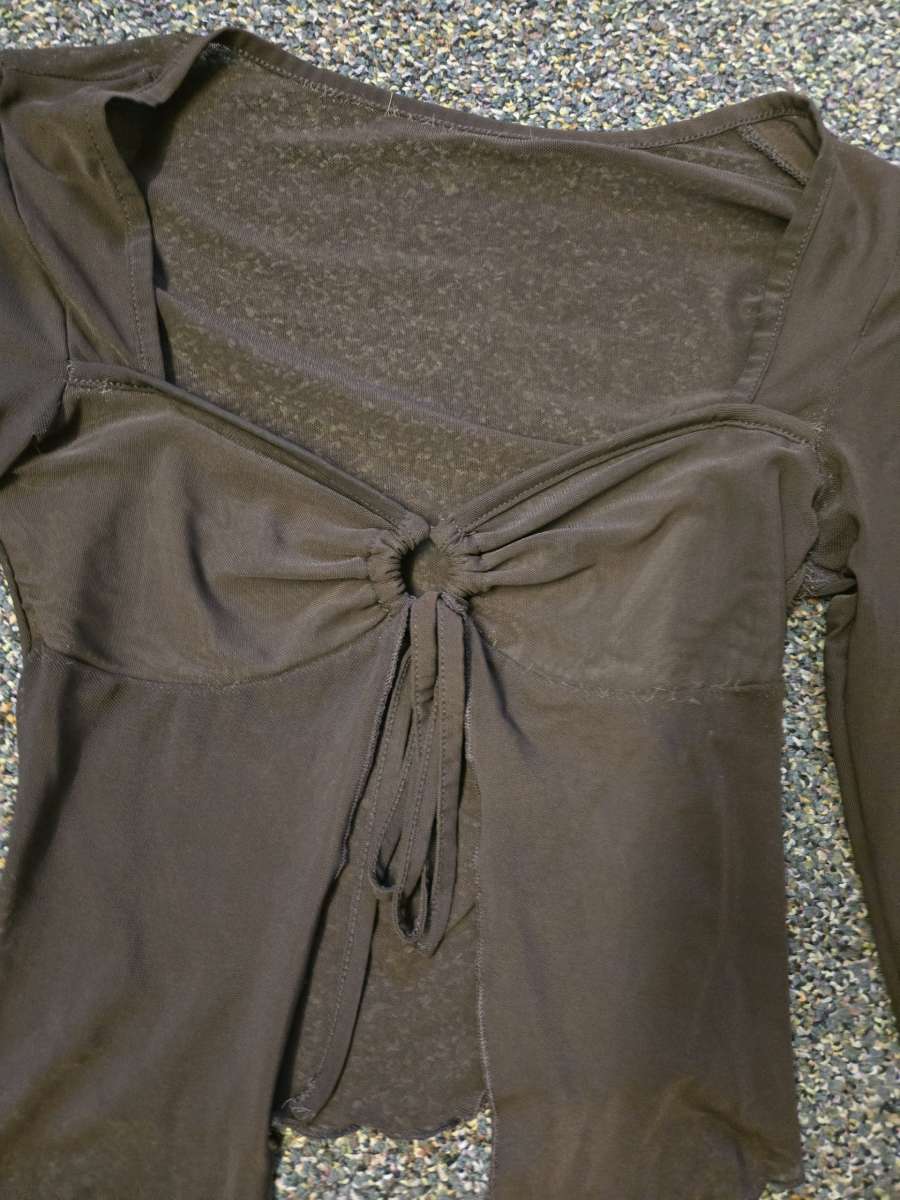womens brown top