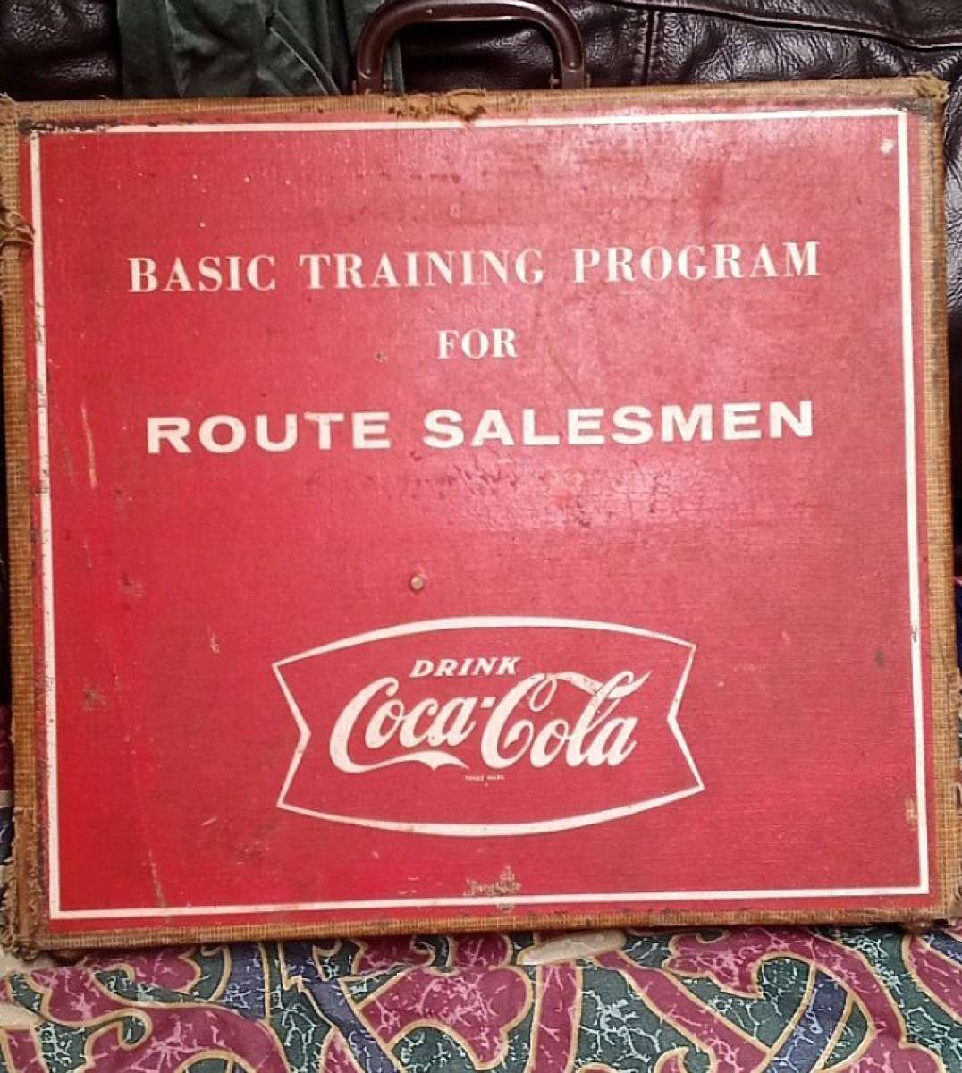 Vintage CocaCola Route Salesmen Basic Training Program Case