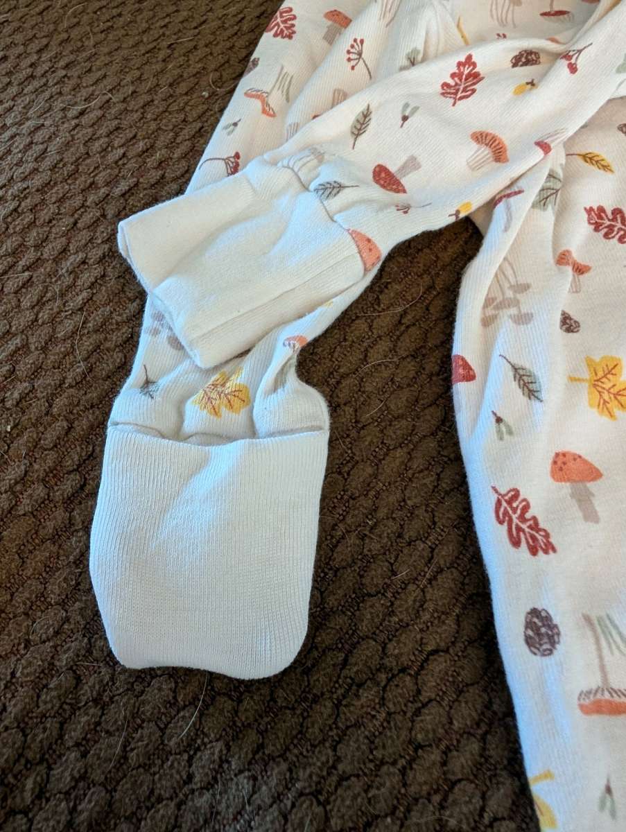 Fall snapup sleepsuit without feet