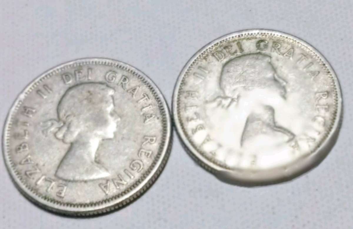 SILVER CANADIAN QUARTERS
