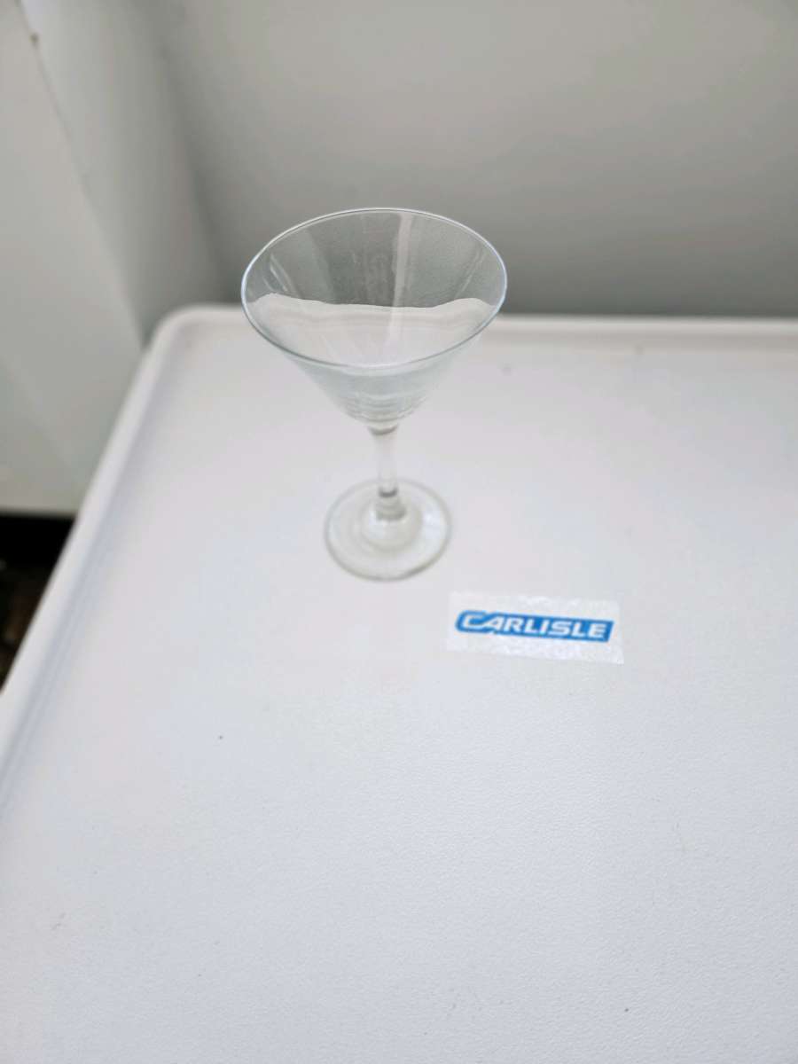 Several stem glasses made of glass