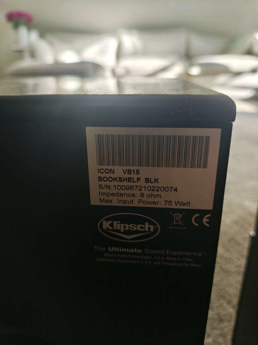 Klipsch Icon V Series 5Channel Home Theater Speakers  VC25