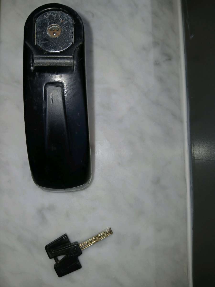 Antitheft padlock for disk brake with key lock for bicycle b