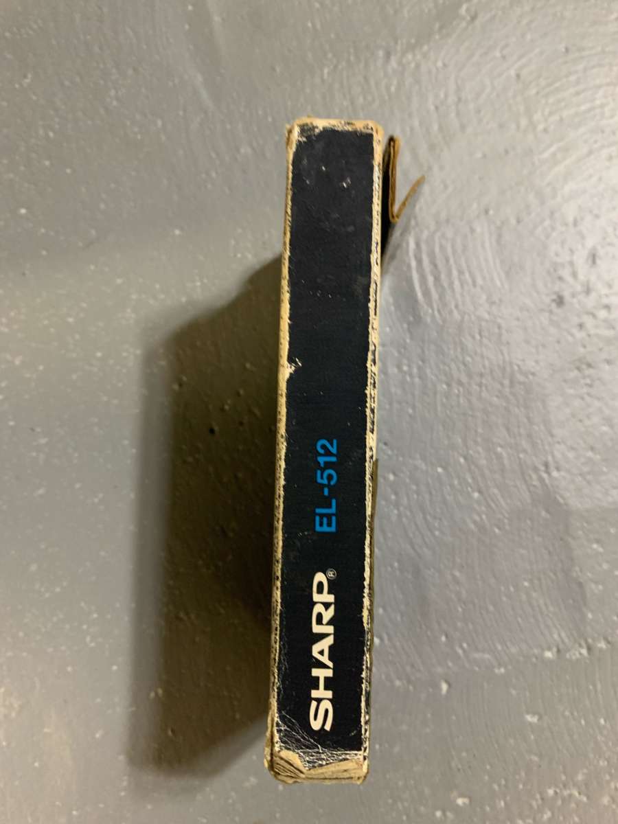 Vintage Open Box Sharp Scientific Calculator EL512