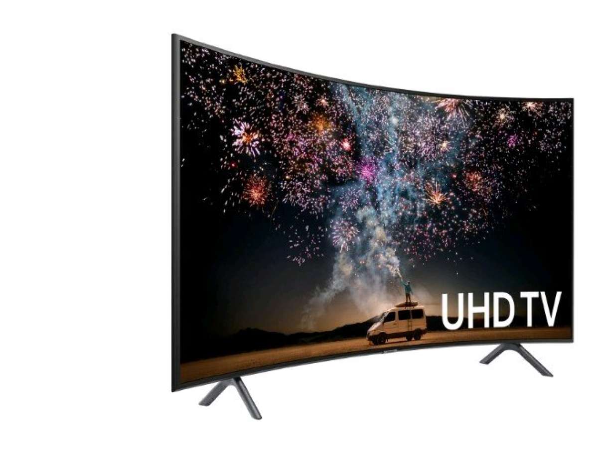 55 in curved TV samsung with surround sound