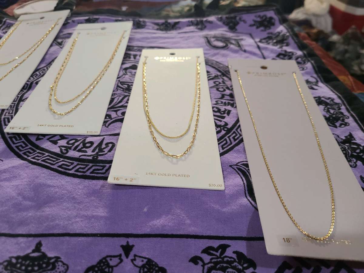 14k 18k Gold Plated Chains