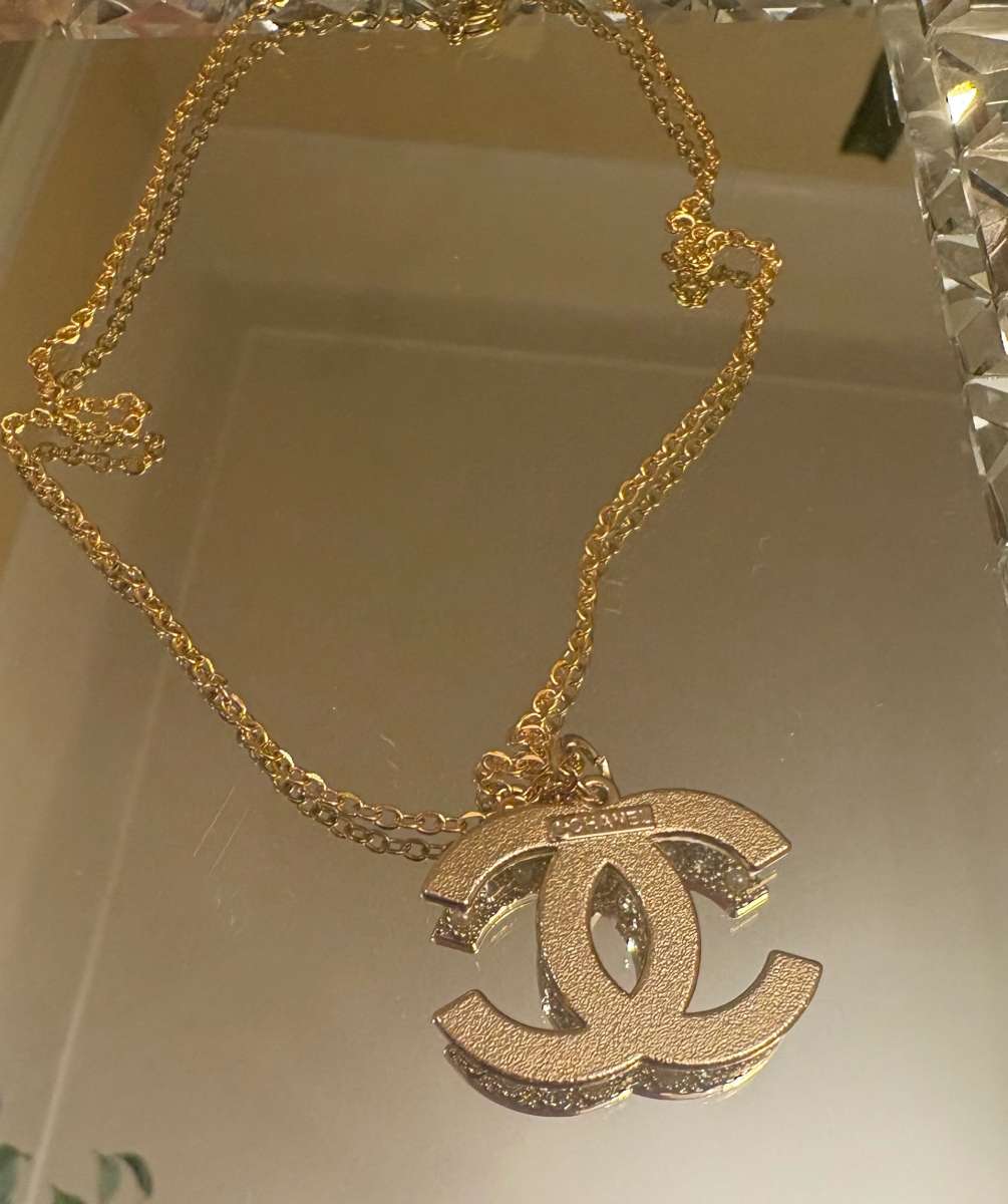 Upcycled CC charm with necklace