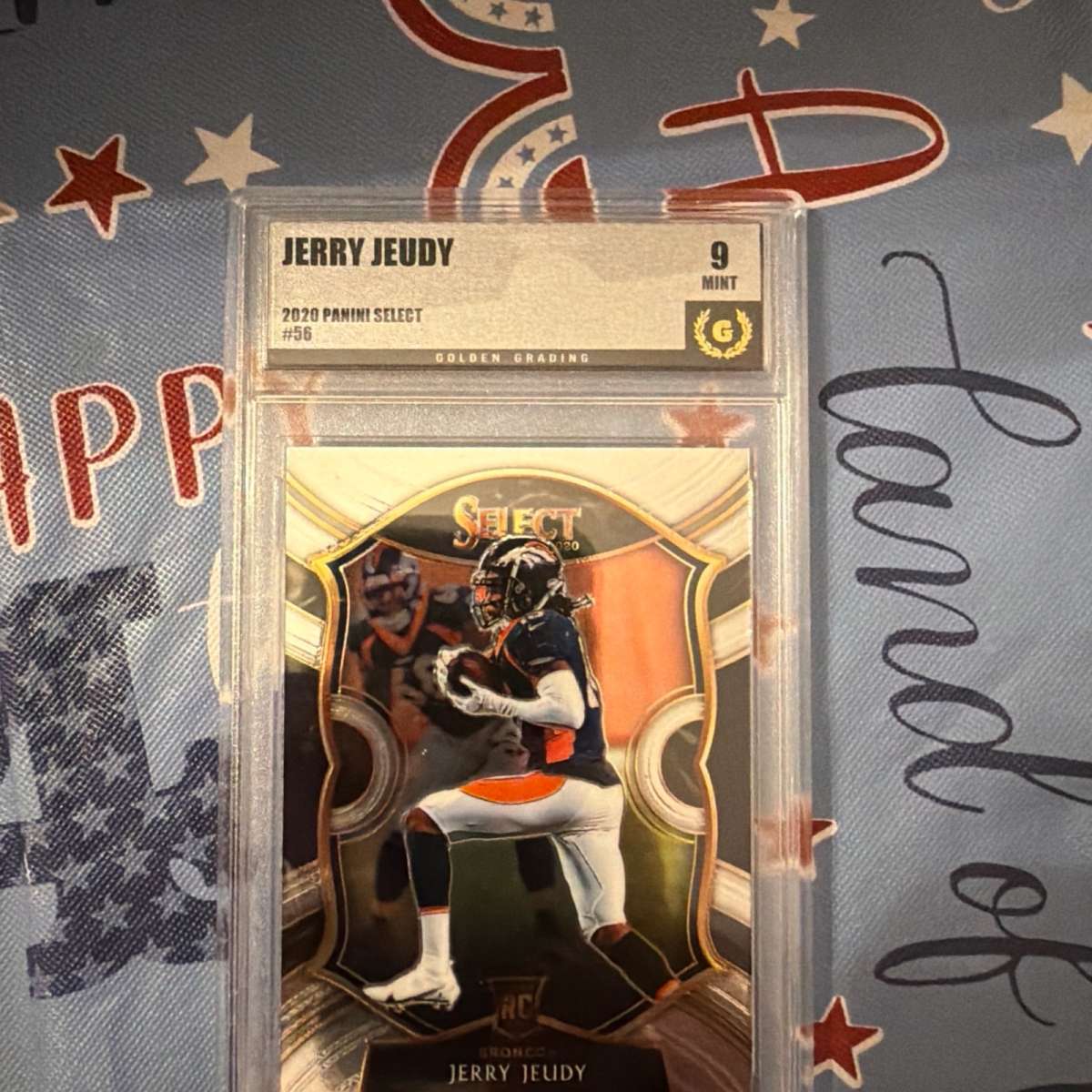 Jerry jeudy graded card
