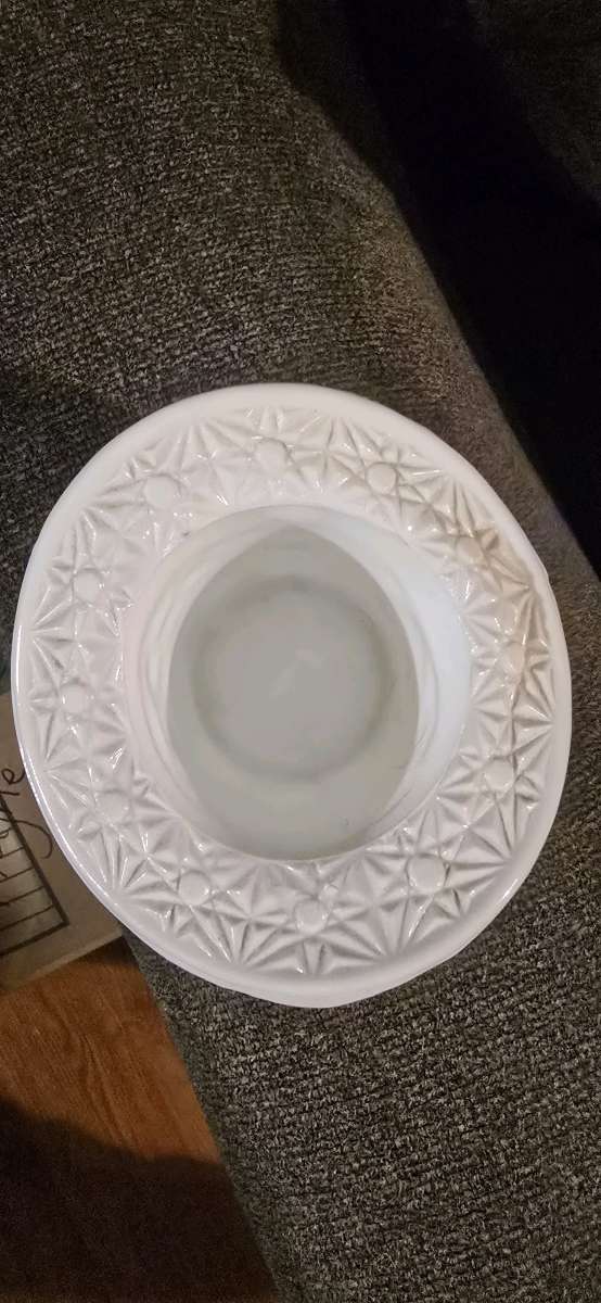 Fenton Milk Glass Hat