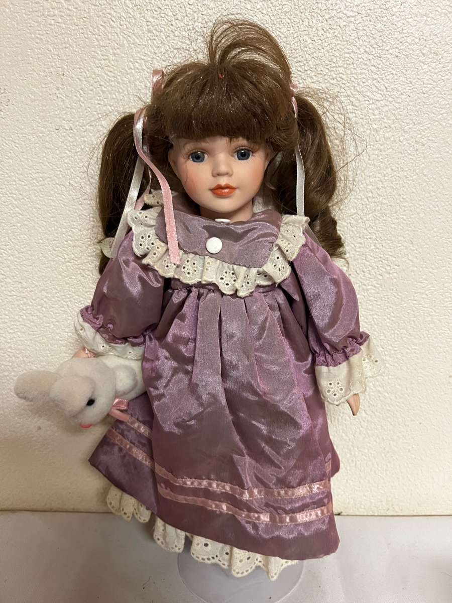 vintage porcelain doll