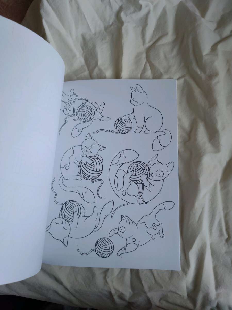 Cat Mom coloring book