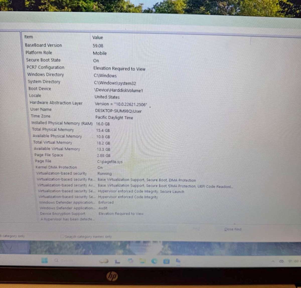 HP Touchscreen Laptop