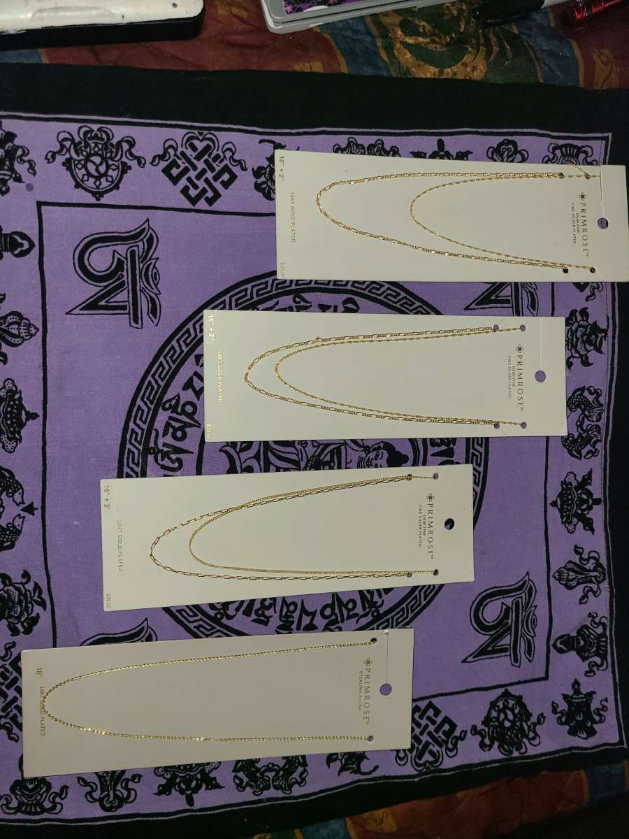 14k 18k Gold Plated Chains