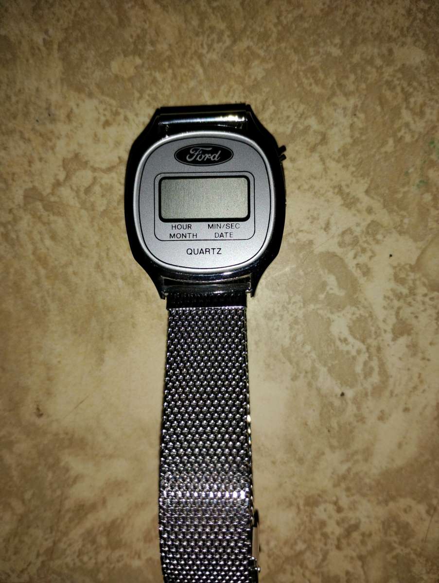 vintage Ford digital watch