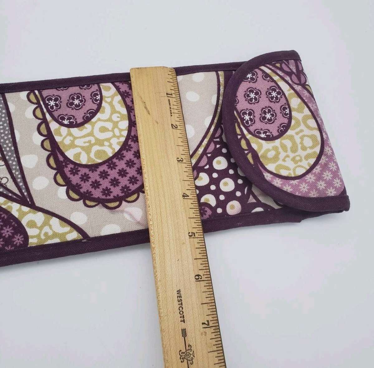 ThirtyOne Plum Awesome Blossom Travel Flat Iron Case Bag Pur