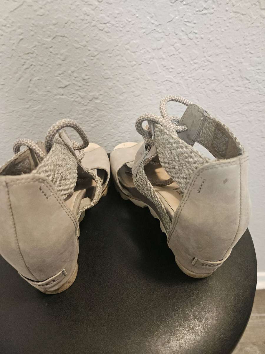 Sorel Joanie Lace Ankle Wedge Sandles