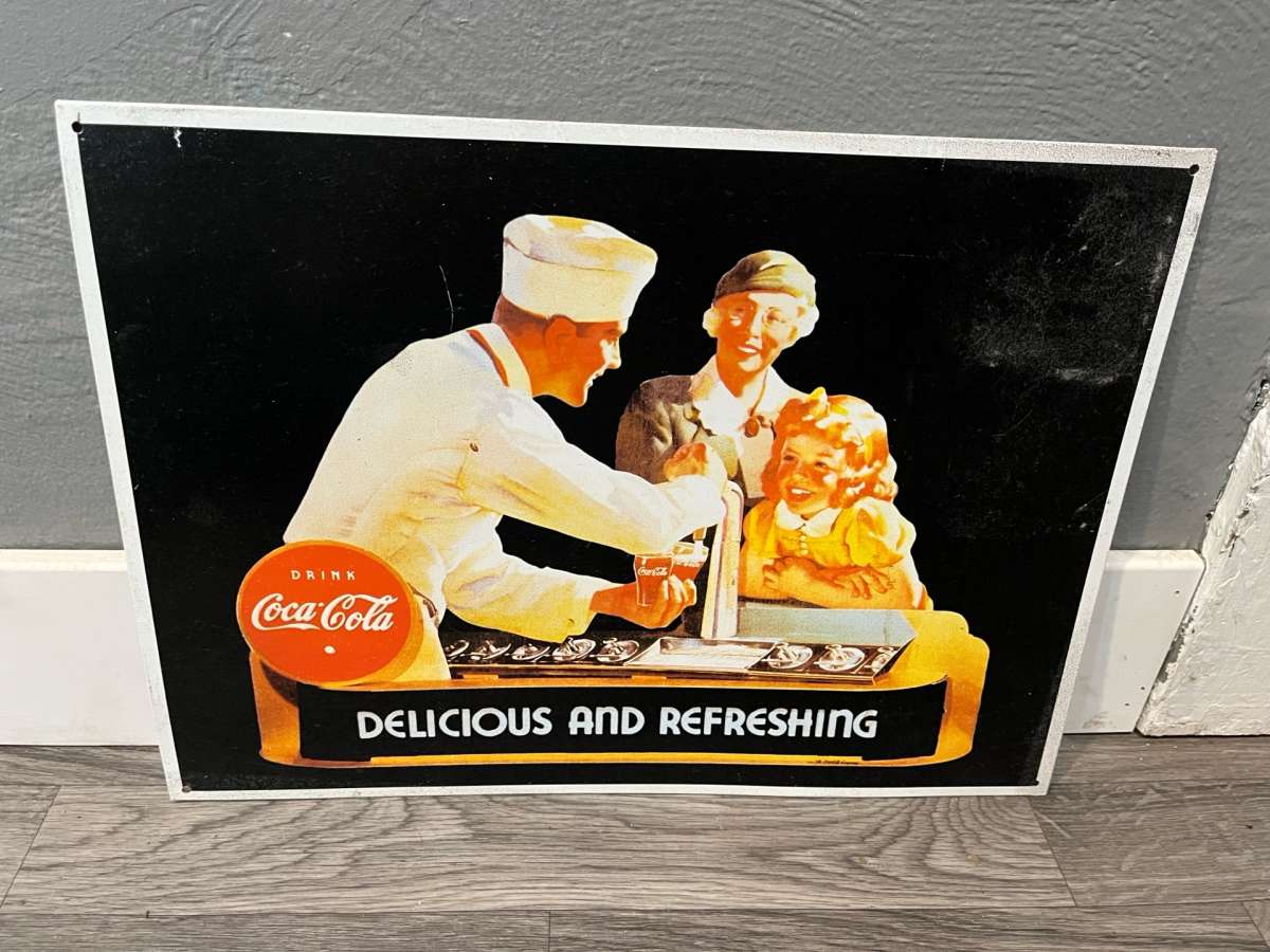 Vintage Coco Cola Sign