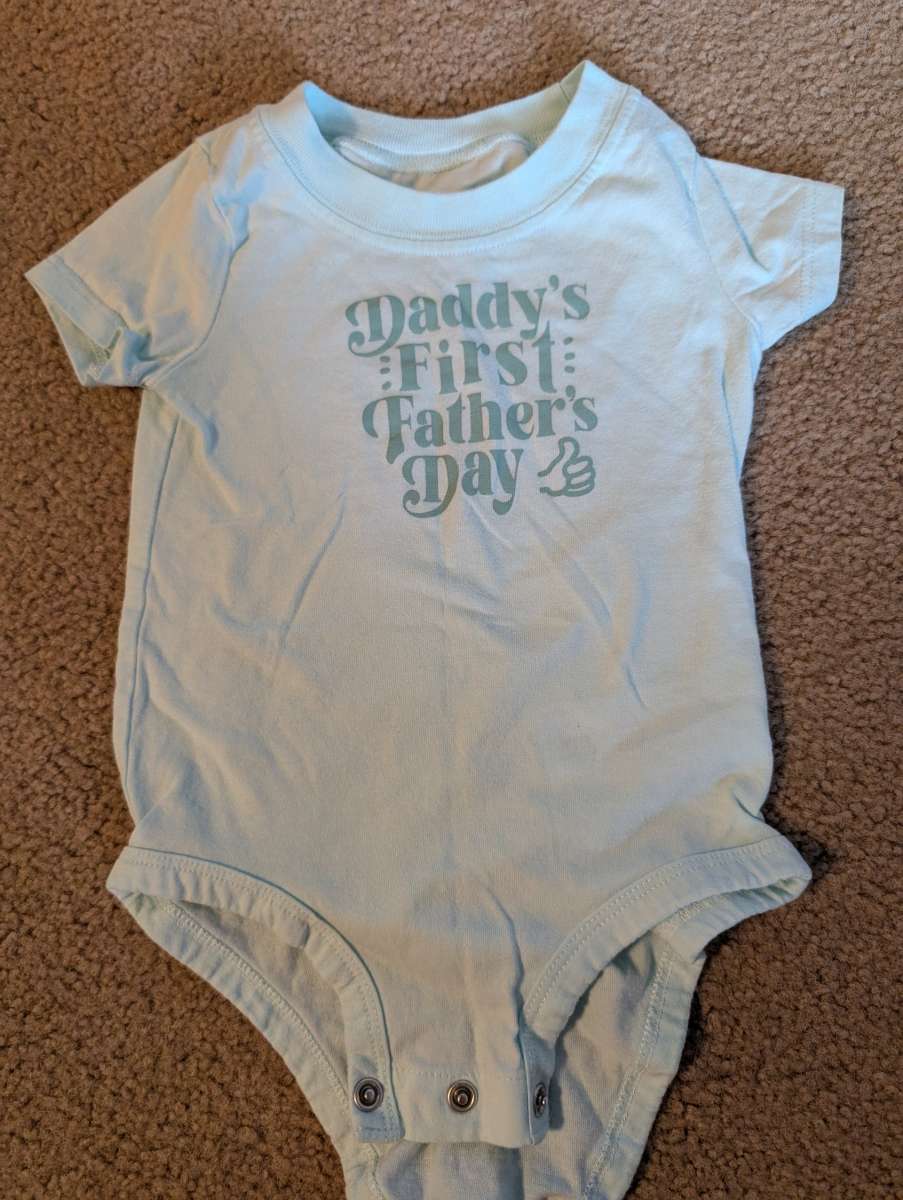 Fathers Day onesie
