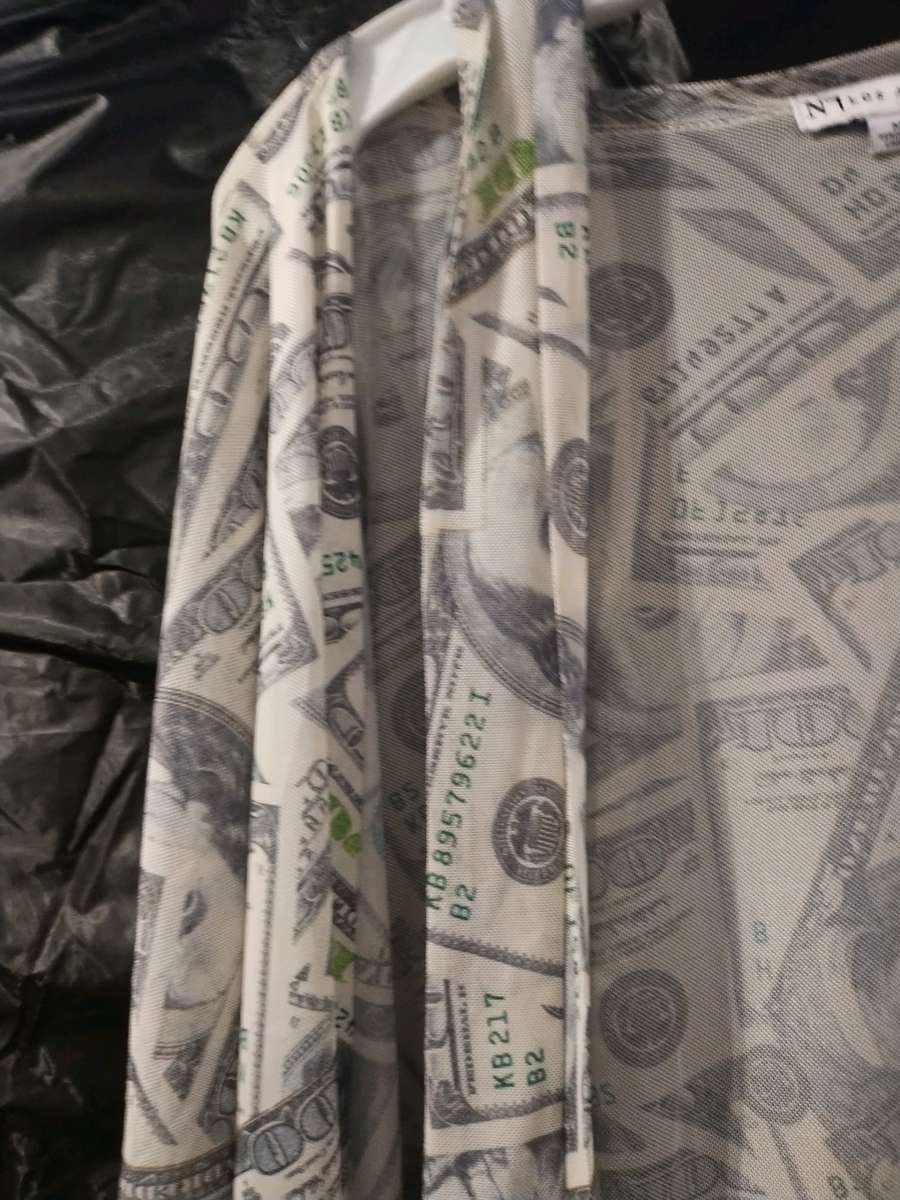 100 Hundred Dollar Bill Bathrobe