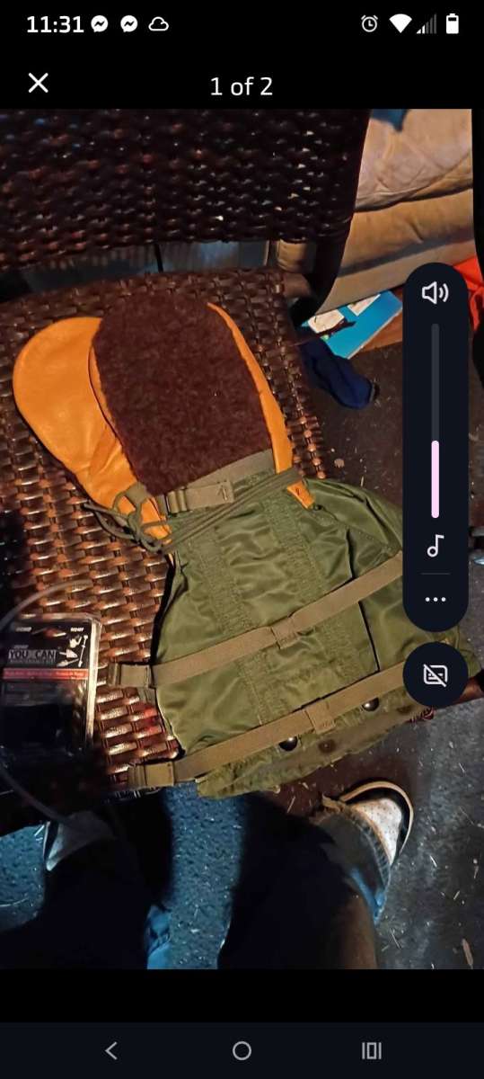 new united states air force mittens and duffel bag backpack